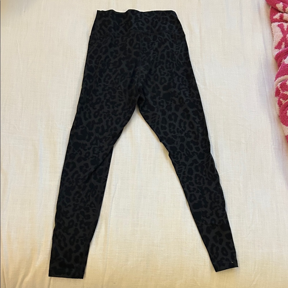 LNA Black Animal Print Leggings
